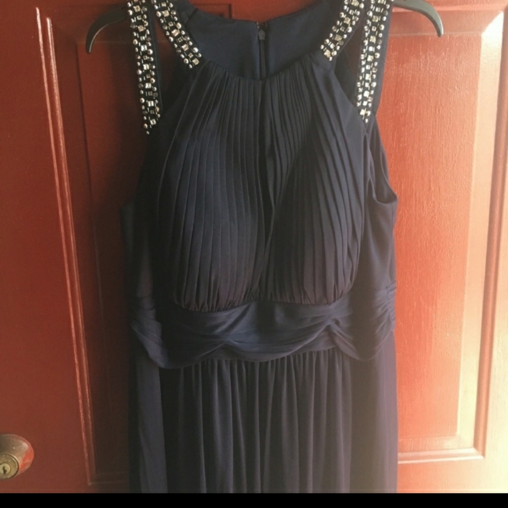 Formal dress navy blue